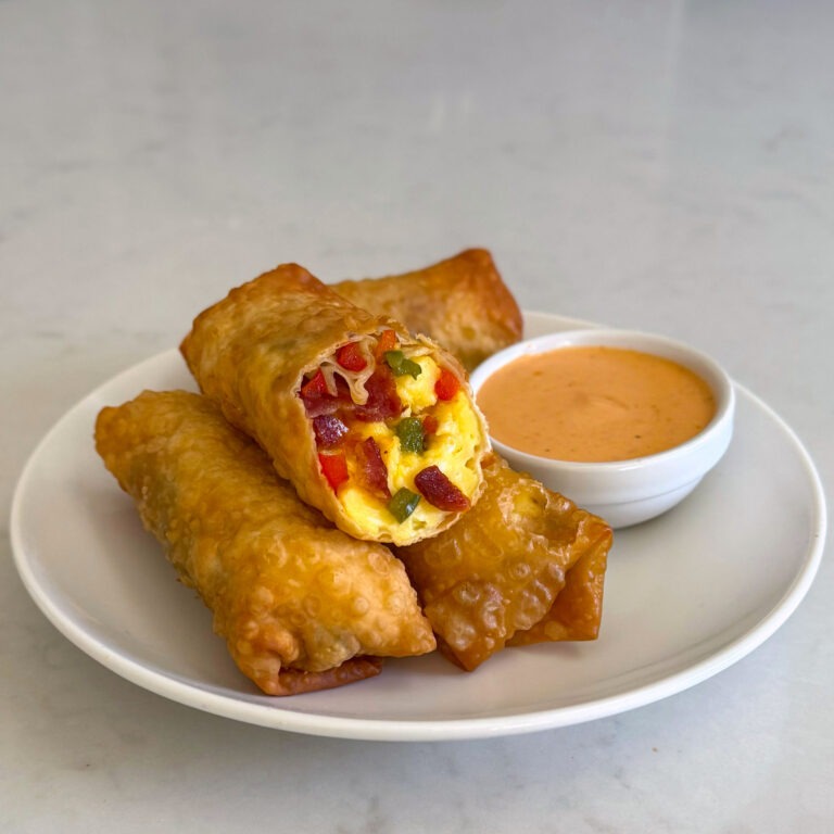 Bacon Egg and Cheese Egg Rolls