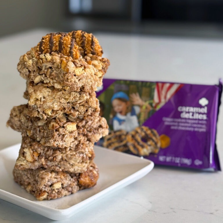 Girl Scout Cookies Rice Krispies Treats