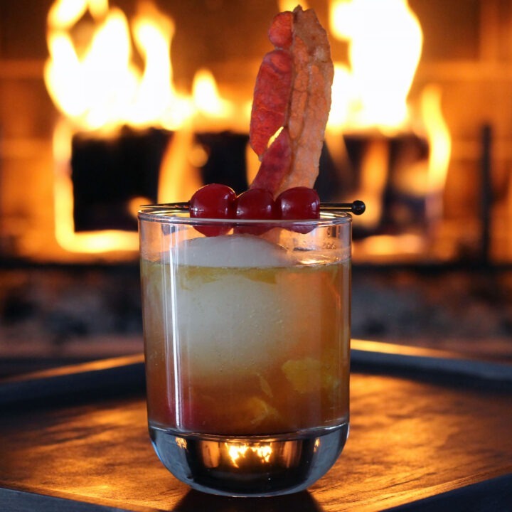 Bacon-Infused Whiskey Old Fashioned