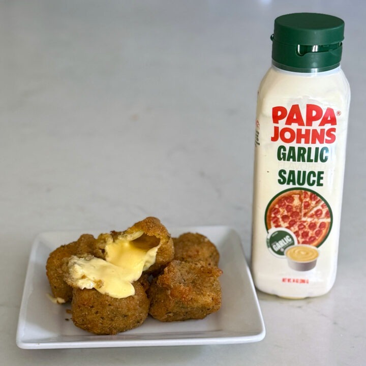 Deep Fried Papa John's Garlic Sauce